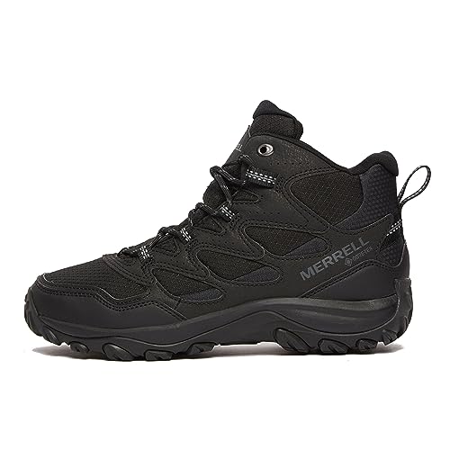 Image of Merrell J500203 Mens Boots West Rim Sport Mid GTX Black /Black US Size 8.5