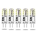 12V G4 LED Lampe kaltweiss 6000K 1,5 W AC / DC 12 V Ersatz 20W Halogen G4 Kapsel birnen Bi-Pin-Basis JC-Typ Energiesparende nicht dimmbare G4 LED Glühbirnen(5er Pack)