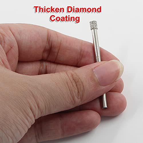 Image of Luomorgo 12Pcs 4mm / 5 /32 inch Diamond Hole Saw Diamond Drill Bits