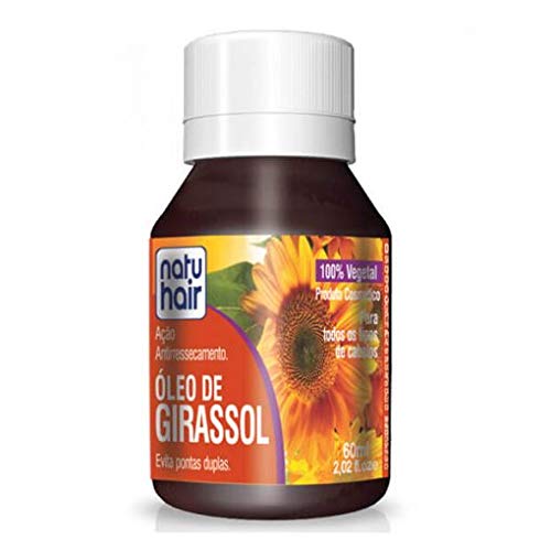 Óleo de Girassol Natuhair 60Ml, Branca, Médio