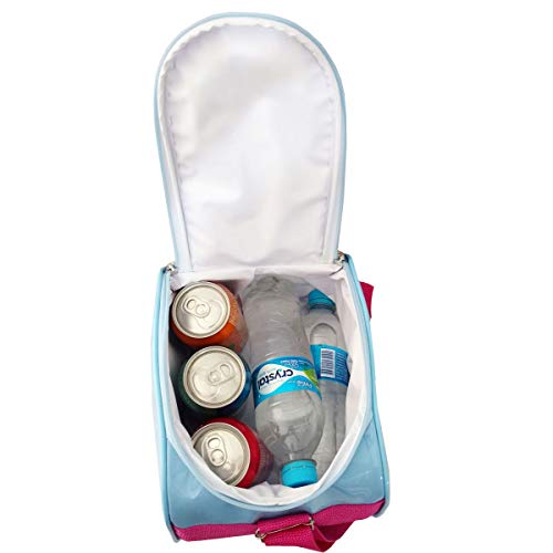 Bolsa Térmica Infantil Escolar Juvenil 7 Litros Azul Bebê