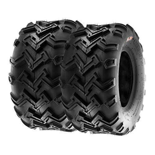 SunF A001 22x10-10 22x10x10 ATV UTV Quad Reifen Geländereifen 6PR TL 47F E4 direktionale Laufflächen, Satz von 2 Stück
