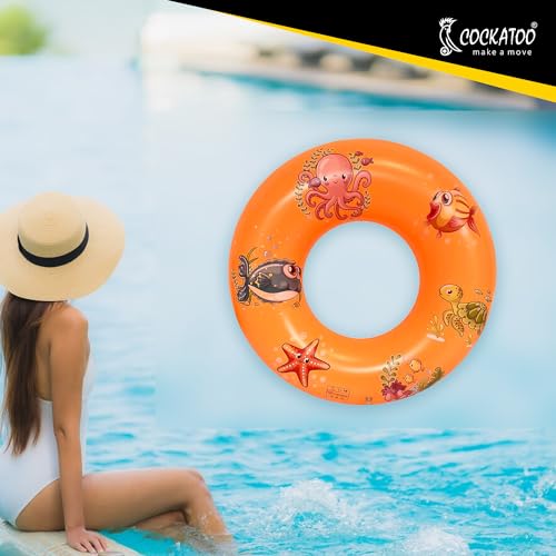 Image of Cockatoo Inflatable PVC Swimming Floats with Handles, Small Swimming Pool Floats