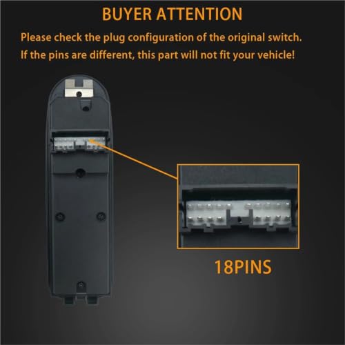 Bouton commutation commande vitre pour Mitsubishi Space Star 1995-2006 MR740599 - 4