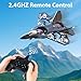 Remote Control Airplane for Kids Boys Beginners 8-12, RC Plane with Light, 360° Flip Fighter Jet Toys, Stunt Roll, Airplane Toy Gifts for Kids Boys Girls 8-16 Drone for Adults