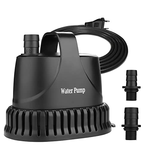 NO.17 Pompe à eau submersible 25W, 1500 L / H pompe pour aquarium Pompe de bassin ultra-silencieuse sous-marine pour étang, fontaine de jardin aquarium