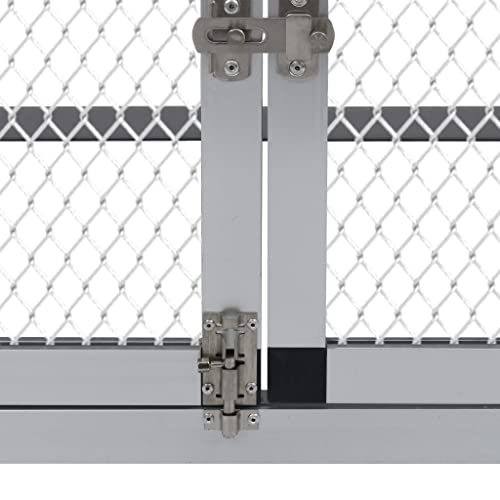 Small Animal Supplies Hühnerstall mit Gehege und Nistkasten, Aluminium, Kleintiere, Käfige – Bild 6