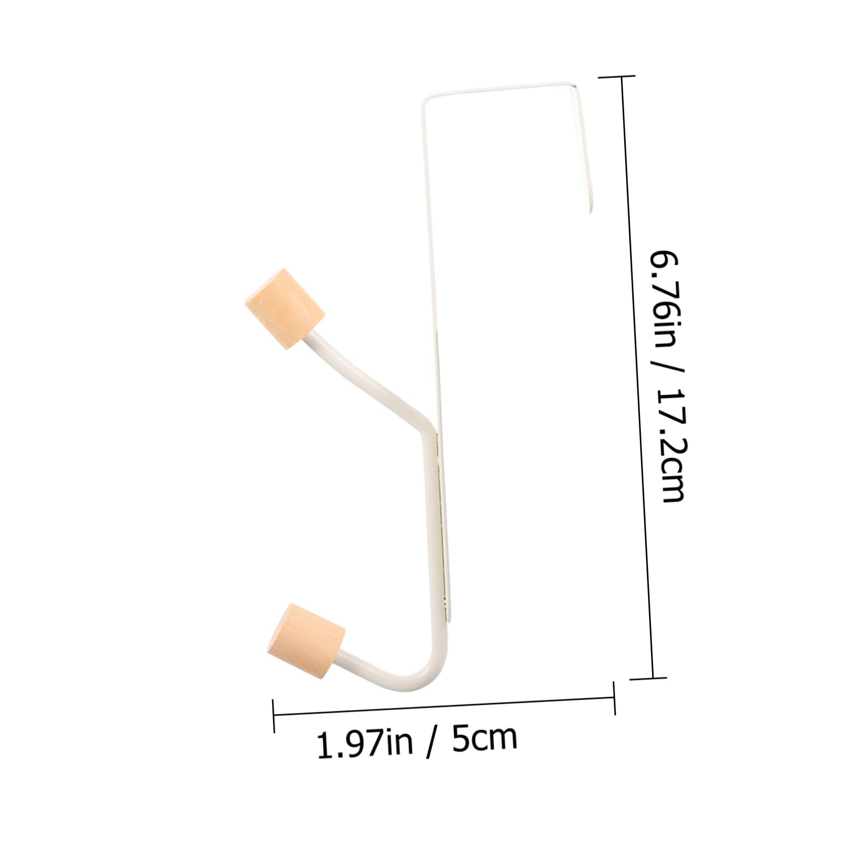 Amosfun 2 Series Ganchos Para Puerta Doble Al Colgador Multifunción Para Bolsas Y Sombreros Organizador De Almacenamiento Sin Perforación Para Baño Cocina Y Dormitorio 4 Piezas X 2