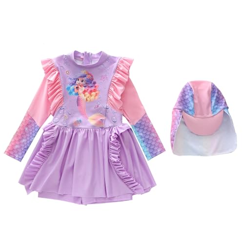 Costume de plage fille pour l'océan et la natation de 9 mois à 12 ans