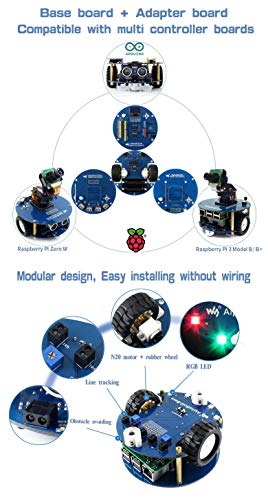 Kit Robot AlphaBot2 pour Raspberry Pi 3 : Solution de Numérisation de Codes sans Coupure - 7