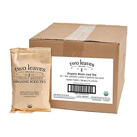 Two Leaves and a Bud Organic Black Iced Tea Packs Cover
