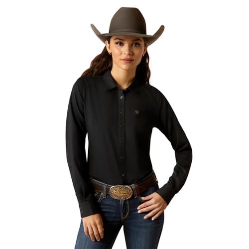 Ariat Women's Kirby Pro Shirt, Black, XX-Large