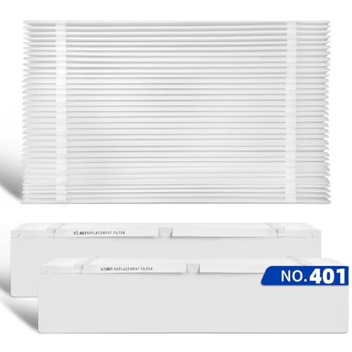 Senowi 3 Pack 401 Replacement Filter Compatible with AprilAire 2400 Space-Gard 2400 Whole-House Air Purifier MERV-10 Furnace Filter 16x25x6 Air Filter