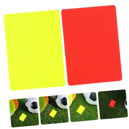 Mikikit 22pcs tarjetas para árbitros rojo y amarillo miniatura 7
