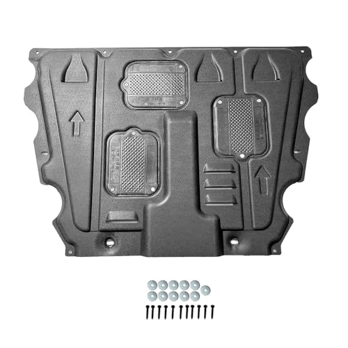 Image of Front Engine Splash Shield for Ford Fusion 2013-2019 for Ford Edge 2015-2022 Engine Splash Guards Suitable for 2017-2020 Lincoln MKZ Under Engine Cover Mud Flaps Directly Replace Original