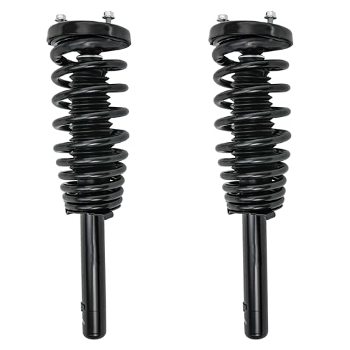 Image of Detroit Axle - 2 Front Struts for 1998-2002 Honda Accord 1999-2003 Acura TL 01-03 CL Complete 2 Struts with Coil Spring Assembly Replacement Quick Install Ready Strut Shocks