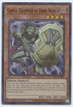 Amazon.com: Genta, Gateman of Dark World - SR13-EN002 - Super Rare ...