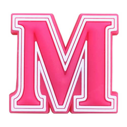30/1000Piece Premium Charm Collection - Mix & Match Fun for Every Style No Duplicates Universal Fit Easy Install for Sneakers Sandals & Wristbands Ideal Gift Set for Adults & Teens (Pink-M One Size)