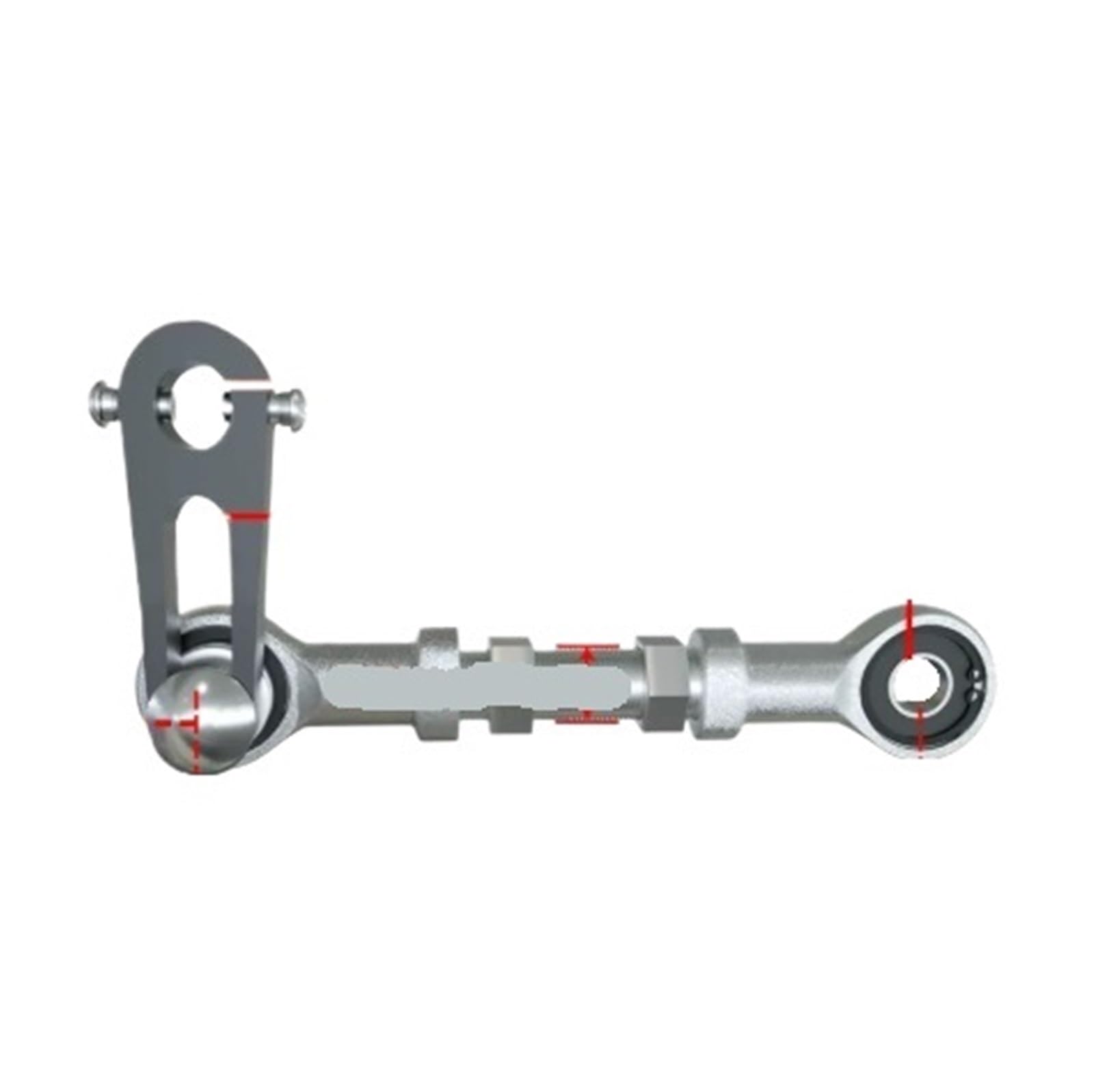 Roulement à billes SI6 pour réparer le bras oscillant filetage droit 40mm