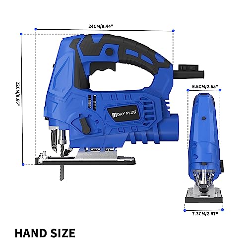 4500W Electric Jigsaw Cutter 6 Speed Laser Guide 45° Pendulum Wood Metal Jig Saw, 100mm Wood Cutting, 10mm Steel Cutting, 30mm Plastic Cutting,2M Wire 3 4500W Electric Jigsaw Cutter 6 Speed Laser Guide 45° Pendulum Wood Metal Jig Saw, 100mm Wood Cutting, 10mm Steel Cutting, 30mm Plastic Cutting,2M Wire - Image 3