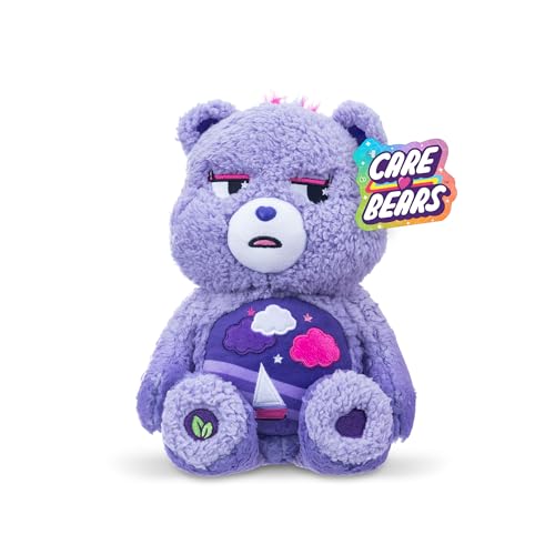 Care Bears Peluche de tamaño mediano de 14 pulgadas, oso tormentoso acogedor