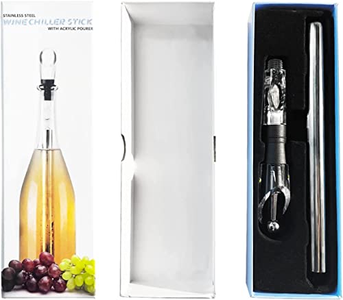 Produktfoto von RZXBB Edelstahl Flaschen Weinkhlstab,Weinkühlstab,Sektkühler,FlaschenküHler,Weinkühlstab Ideales Wein&hellip;