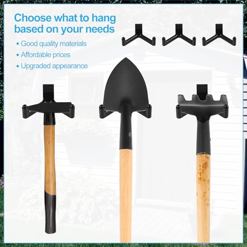 6 ganchos de ferramentas compatíveis com galpão Suncast, ganchos de plástico premium, acessórios de