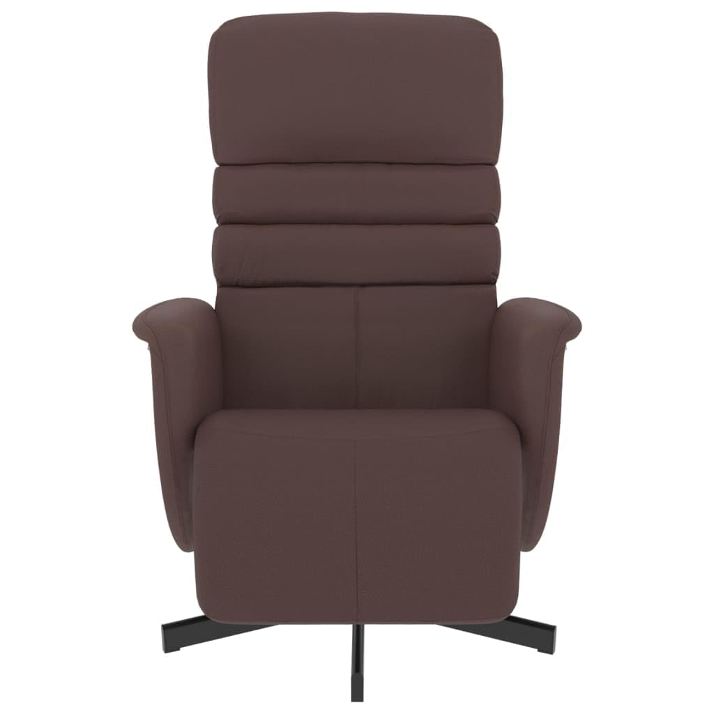 Siège Tv Salon Moderne Fauteuil Inclinable VidaXL Similicuir Noir - Siège Relax Avec Repose-Pieds Pour Salon Siège Inclinable Manuel