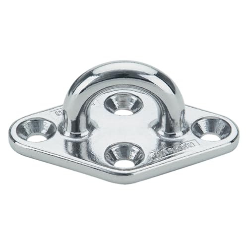 Harken Diamond Pad Eyes, large stainless diamond padeye