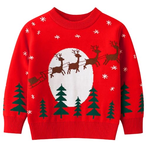 Image of Remimi Kids Christmas Sweater for Toddler Girls Boys Holiday Pullover Top