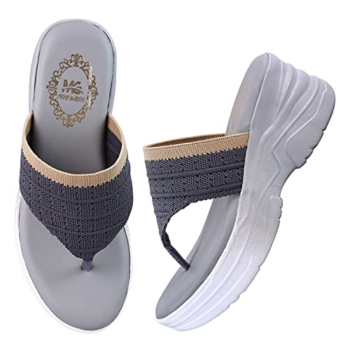 Image of madam glorious women's /girls stylish soft comfortable v shape wedges for women stylish