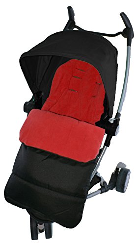 Fußsack/COSY TOES kompatibel mit Quinny Zapp Kinderwagen Fire Rot