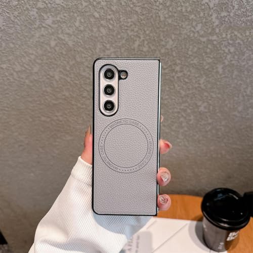 Étui ZFold 3 cuir PU noir housse compatible charge induction - 7