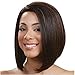 Produktbild ColorfulPanda Damen Perücke Dunkel Braun Glatt perücke kurzhaar Bob, Natürlich Aussehende Gerade für Frauen, Alltag Anime Cosplay Kostümparty Halloween Karneval Wigs (Dunkelbraun)