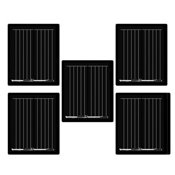 MERISHOPP 6x5Pcs Mini Solar Panel Polycrystalline Silicon DIY Battery Charger 30x25mm 1V-picture-18