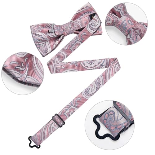 Conjunto de moño preanudado y accesorios para hombre miniatura 4