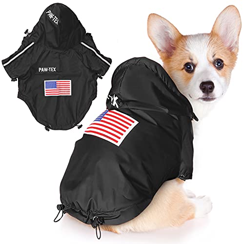 Hunde-Regenmantel, mit Kapuze und reflektierendem Streifen Cover