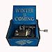 MINGZE Caja de música de Madera manivela, Pure Hand-Classical Music Box Hand-Wooden Music Box Creative Wooden Crafts Best Gifts, Variedad de Estilos (Game of Thrones（Blue）)