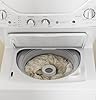 GE Unitized Spacemaker® 3.8 Cu. Ft. Washer and 5.9 Cu. Ft. Electric Dryer Laundry Center, 27-Inch, White – GUD24ESSMWW