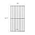 SafBbcue 720-0745 730-0745 Grill Grids for Kitchen Aid 720-0745A 730-0745B Grill Grates 18.75" Grids Nexgrill 720-0720 720-0727 720-0745 720-0745A
