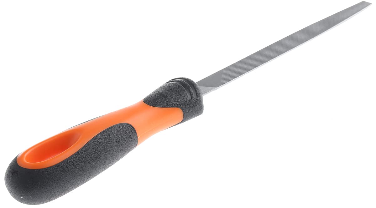 Bahco ERGO Half-round File with Handle 150mm Cut 2