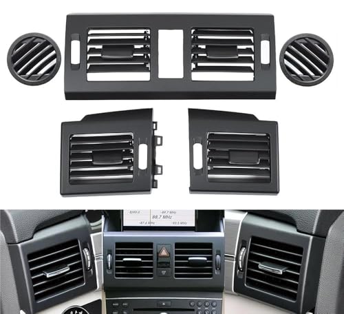 Rejilla de ventilación de aire acondicionado de salpicadero central para Benz GLK X204 3