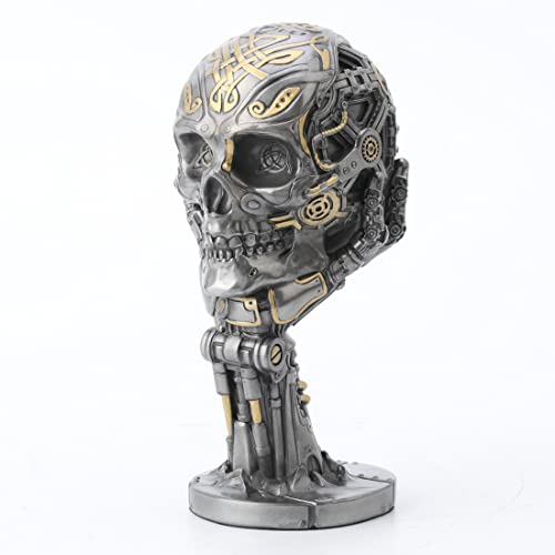 Estatua Steampunk Thinker Diseño Veronese 7 1/8" miniatura 2