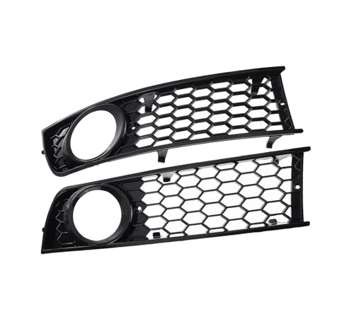 Rejilla de parachoques delantero tipo panal y cubierta para faros de Audi A4 B6 8E0807681
