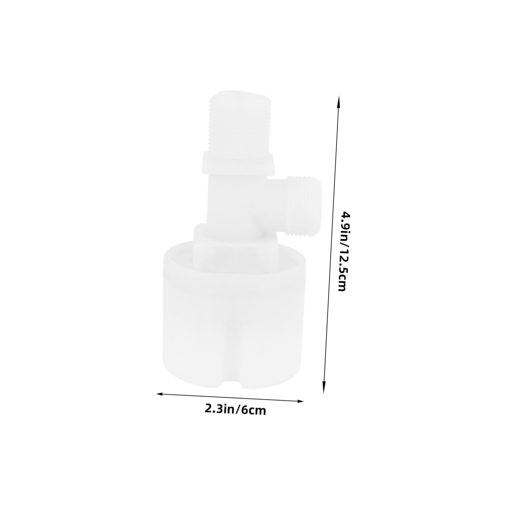 COSMEVIVI Float for Float Floating Ball Valve Level Float Valve Traditional Float Valve Water Tank Float Valve Level Ball Valve Pool Assecories Water Level Control Valve Pool Ahock White