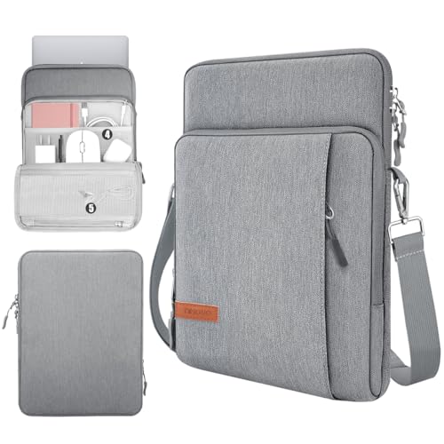 TiMOVO Laptop Sleeve Bag for MacBook Neo 13 inch 2026 Model A3404 with A18 Pro Chip, Carrying Case with Shoulder Strap,Light Gray