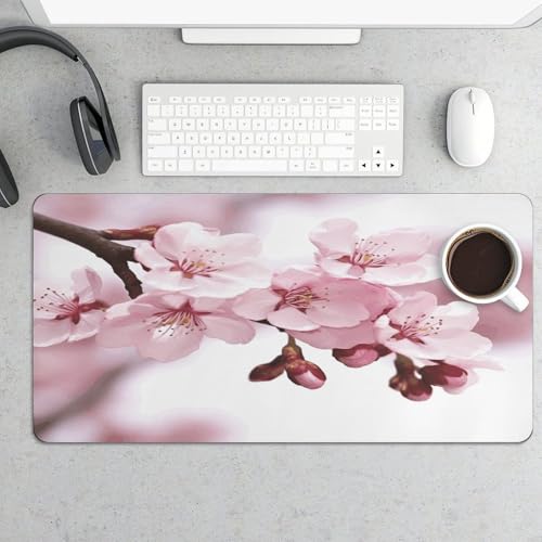 Cherry Blossom Desk Pad con Base de Goma, Grande, 30x60 cm miniatura 5