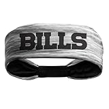 Littlearth Unisex-Adult NFL Buffalo Bills Tigerspace Headband, Grey, One Size