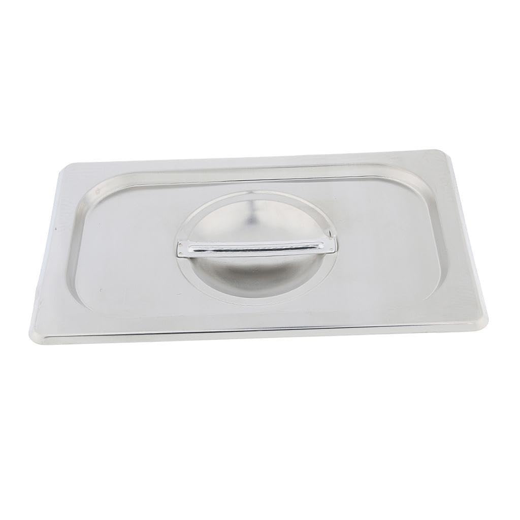 PIXZCSA Stainless Steel Pan Lid Cover Featuring Non Stick Benefits Choice For Commercial Pan Is Built To Last Through Heavy Commercial Stainless Steel
