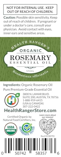 Aceite Esencial Orgánico de Romero 15ml miniatura 2